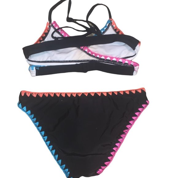 HOBIE Embroidered Faux Wrap and Hipster Set - Picture 2 of 8